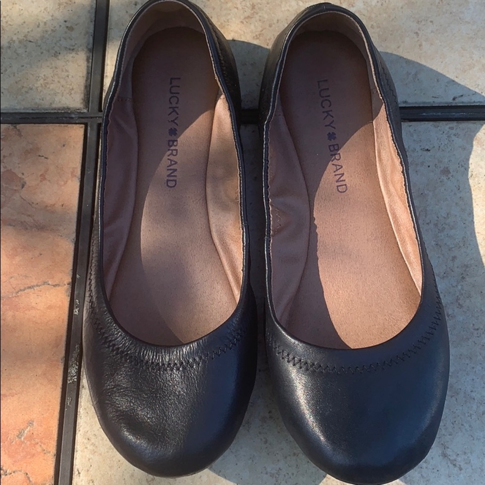 Lucky Brand Black Emmie Ballet Flats